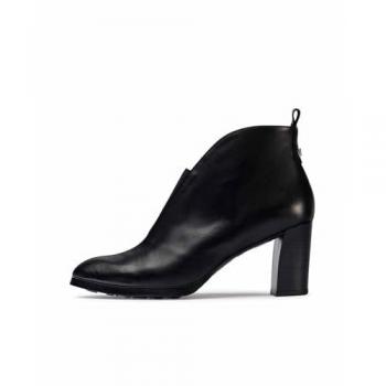 Botines de Piel Vacuna Negros para Mujer Wonders Sorrento con Tacón 5 a 8cm EU 41