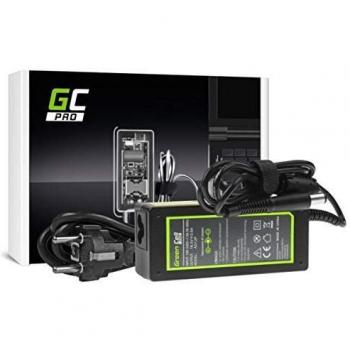Cargador para Portátil Green Cell AD12P 65 W - Adaptador de Corriente 65W para HP Negro, compatibilidad con modelos HP, potencia de 65W, entrada AC 100-240V, salida DC