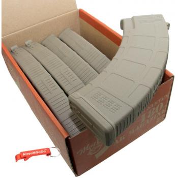 180rd AKM Mid-Cap Cargador para AK Serie Airsoft AEG