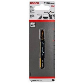 Bosch 2 608 633 H03  - Hoja de sierra de calar T 118 AHM - Special for Inox