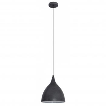 Lámpara Colgante Pinhead de Metal Negro E27 120x22 cm 1 Foco