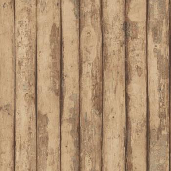 Noordwand Papel de pared Homestyle Old Wood marrón - papel de pared, diseño de madera envejecida, color marrón, textura realista, fácil de aplicar y quitar