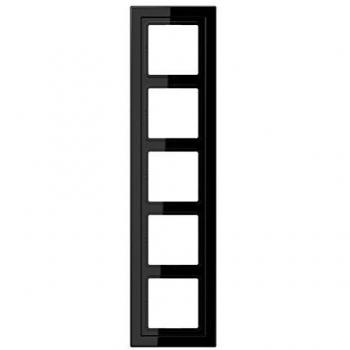 Marco 5 elementos negro LS Design JUNG LSD 985 SW