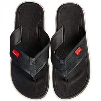 Rider Flip Flop Chanclas Spin Sandalias para Hombre, Color Blanco y Negro, Talla 43 EU