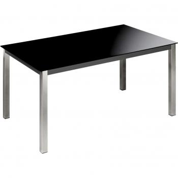 DISTRIMOBEL Mesa Kobe Fija 140 Grafito - Negro