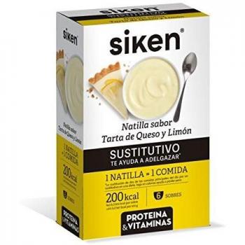 SIKEN SUSTITUTIVO - Natillas sustitutivas, Sabor tarta de queso