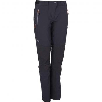 Pantalones de mujer Ternua Elbrus PT W - Pantalones exteriores reciclados, cálidos y funcionales, color negro, talla S
