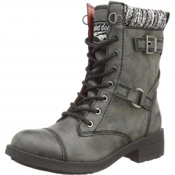 Rocket Dog Womens Thunder Biker Boot - Black Pu - Size 8 (Uk Shoe)