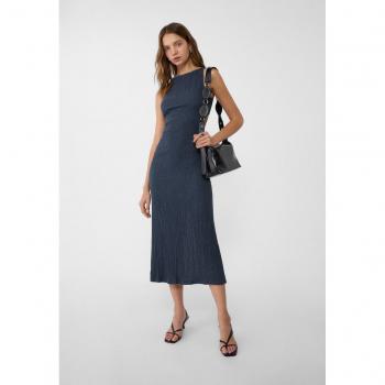 Navy Blue Cut-Out Midi Dress Size L