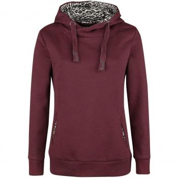 Sublevel Capucha Mujer Leo Sudadera con Capucha Burdeos XS