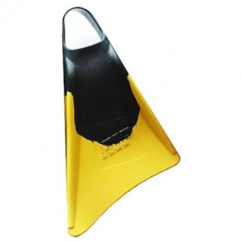 Rip Aletas Asymmetric Amarillo - Aletas de natación asimétricas profesionales, flotantes, para bodysurf y bodyboard, esnórquel y buceo, nivel de competición, con comodidad, velocidad y control (