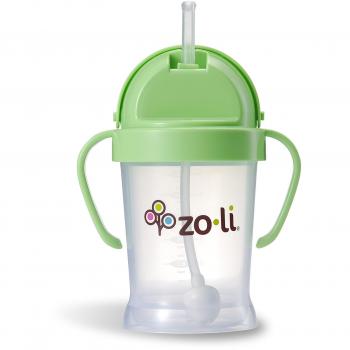 Zoli A-Bot botella BF09PPG001 bebé con la paja, verde