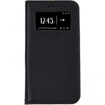 Funda Libro Multifuncional Negra para iPhone 6