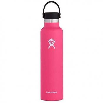 HYDRO FLASK - Cantimplora Isotérmica 709 ml, Botella Térmica Acero Inox, Termo Aislamiento al Vacío, Tapón Flex Cap Antifugas y Recubrimiento Polvo, Libre de BPA, Apertura Estándar- Watermelon