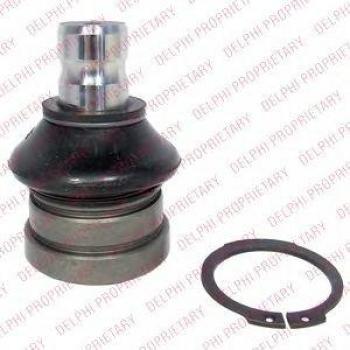 Junta de apoyo DELPHI TC2349 - Control arm ball joint, compatible con múltiples vehículos, fabricada con materiales de alta calidad para garantizar durabilidad y rendimiento óptimo, incluye rodamientos sellados para mayor protección contra la contamin