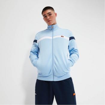 Ellesse - Chaqueta de hombre Spinella Track Top Ellesse, chaqueta de chándal, diseño clásico, cierre frontal con cremallera, puños y dobladillo elásticos, logo bordado en el pecho, tejido ligero y