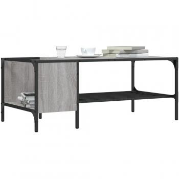 Mesa de centro Sala Sonoma Estantería gris 100x51x40cm Multicapa