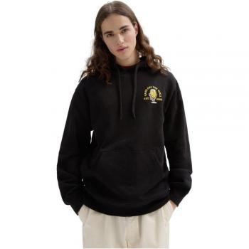 Vans The Coolest In Town Men's Black Hoodie with Custom Logo Print Size M