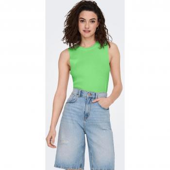 Camiseta Only Majli verde de punto para mujer