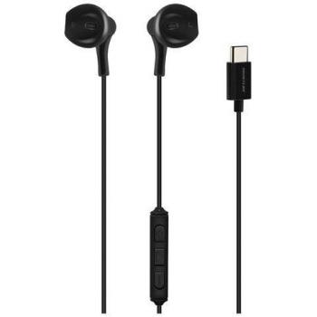 Auriculares 3D Estéreo con Micrófono y Botones Multifunción USB Tipo C Negros