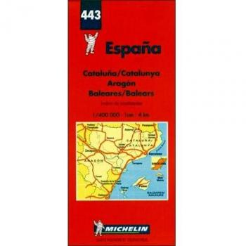 Espana. Cataluna, Aragon, Baleares 1:400.000