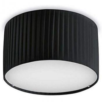 Plafón LED VORADA IP20 12W 996lm 3K Negro