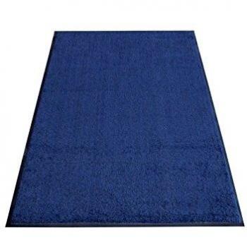 Miltex 24044 Felpudo Karaat, 115 x 240 cm, Lavable, antiestático, Azul