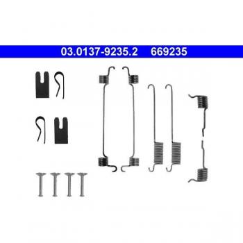 Kit de reparación ATE para ajuste automático 03.0137-9235.2, incluye juego de accesorios y zapatas de freno