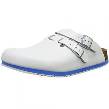 Birkenstock Schuhe Kay SL Naturleder Weichbettung Normal White