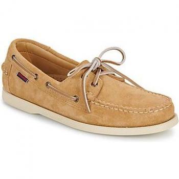 Sebago Portland Flesh Out Men's Beige Boat Shoes