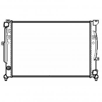 Radiador de motor BEHR HELLA SERVICE 8MK 376 715-334 para refrigeración del motor