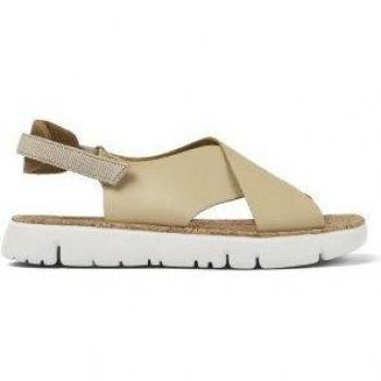 Sandalias de piel Oruga Sandal beige Camper