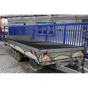 Red para remolque Red 2,5 m x 4 m protectora para de carga en Negro