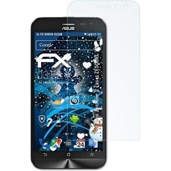 3 x atFoliX Antichoque Película Protectora Asus ZenFone 2 Laser
