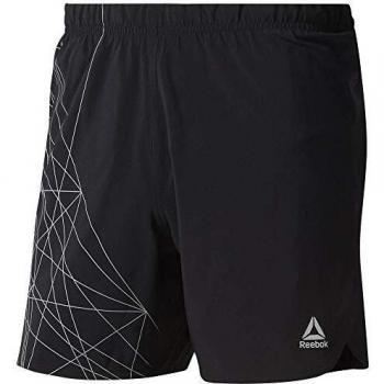 Reebok OSR Reflect Short Pantalón Corto, Hombre, Negro, L