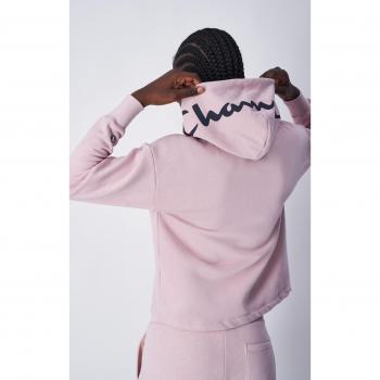 Sudadera Champion Crop 116582-Plmv rosa para mujer - L