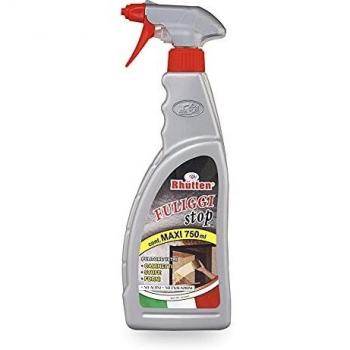 Detergente limpiador para vidrio y chimeneas Rhutten Fuliggi Stop 750 ml