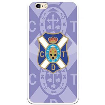 Funda Oficial CD Tenerife Doble Escudo para iPhone 6/6S - TPU Mate Original