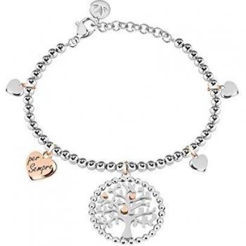 Pulsera Morellato Talismani de acero rosado