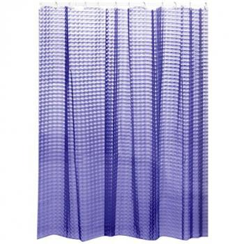 Cortina de Baño Eva Premium 3D Violeta 180x200cm