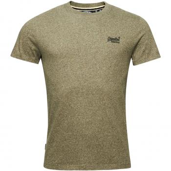 Camiseta Superdry de Manga Corta Vintage Logo Bordado Color Gris Claro Talla L