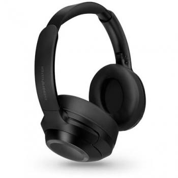 Auriculares Bluetooth Diadema Energy Sistem Harmony Space ANC 5.4, Plegables, Plástico Reciclado, Micrófono ENC, Almohadillas de Cuero Proteico - Negro