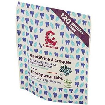 Dentífrico Sólido a Croquer de Menta Bio - 120 Tabletas