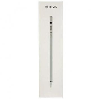 Lápiz Táctil Capacitivo Universal Devia Cerámico para Android y Apple - Blanco