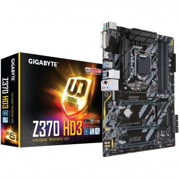 Gigabyte Z370 HD3 ATX Placa Base con Intel LGA1151, M.2, LAN Intel y HDMI