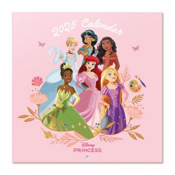 Calendario 2025 30x30 Disney Princesas Erik Rosa