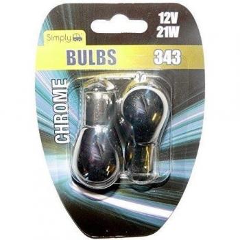 Simply bulbo S343C cromo 12 V 21 W