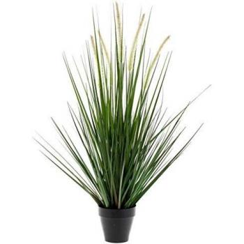 Emeral Planta Hierba Artificial Alopecurus Verde 120 cm Flor Maceta Decoración