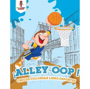 Libro para Colorear de Deportes Alley-Oop para Niños