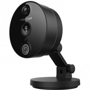 Foscam C2 1080P Full HD WiFi - Cámara IP de Seguridad, Lente 2MP con P2P, Audio Birireccional, Negra